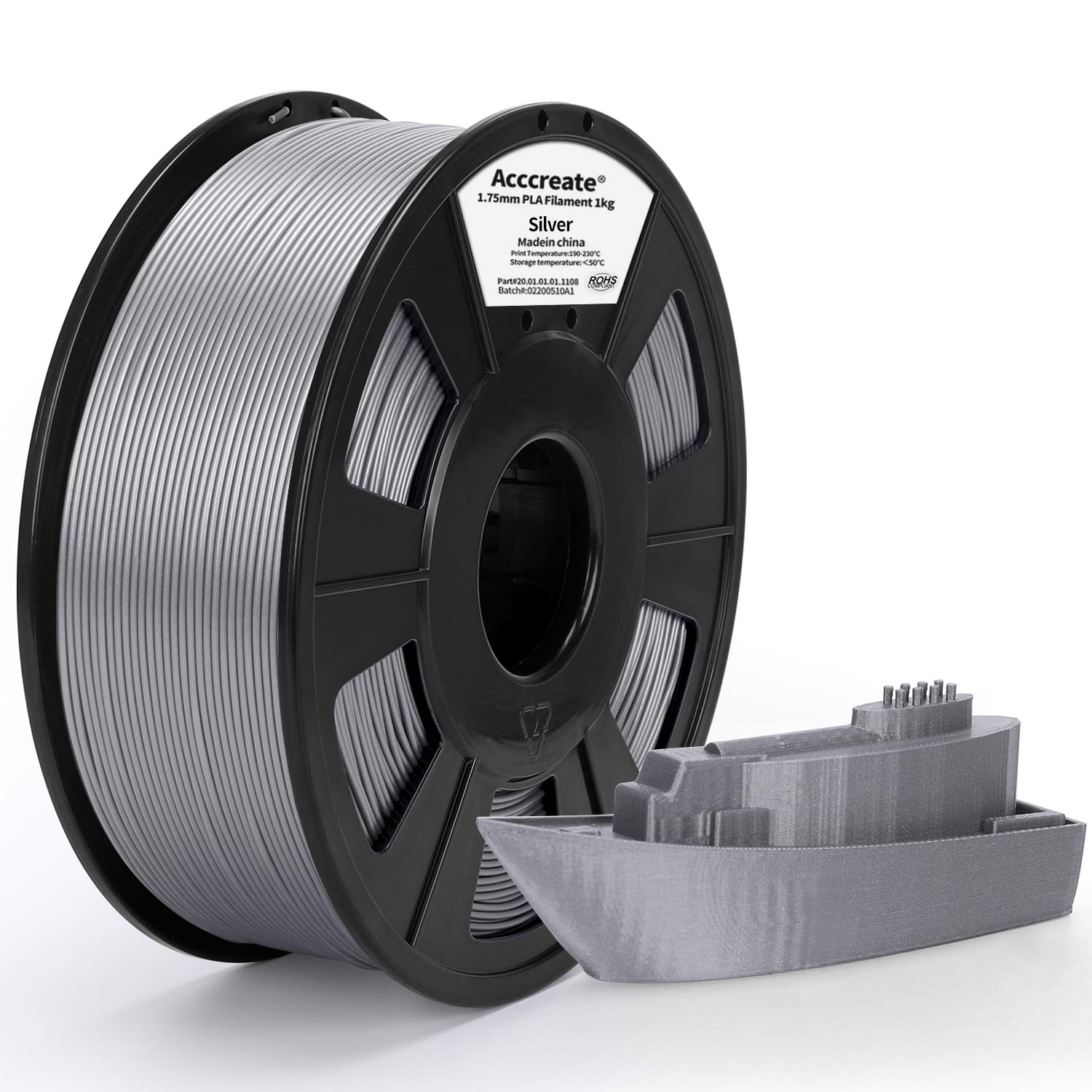 ACCCREATE 1.75mm PLA 3D Printer Filament 7Colors Choose 1kg