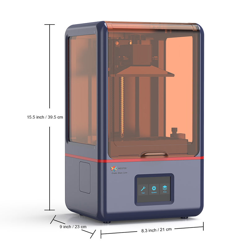 Weistek LCD 3D Printer with Parallel Matrix 405nm Light, 5.5inch 2K Screen