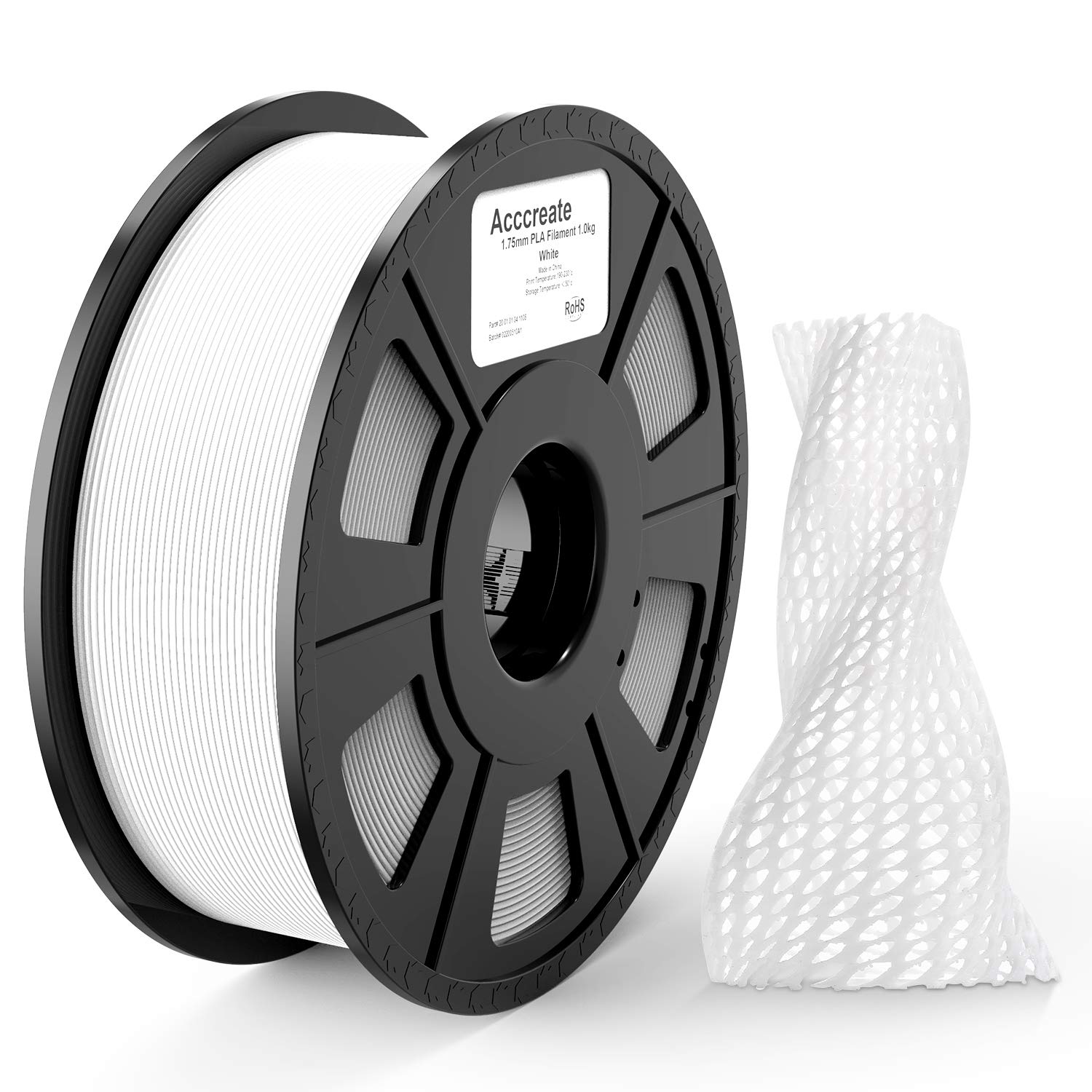 ACCCREATE 1.75mm PLA 3D Printer Filament 7Colors Choose 1kg