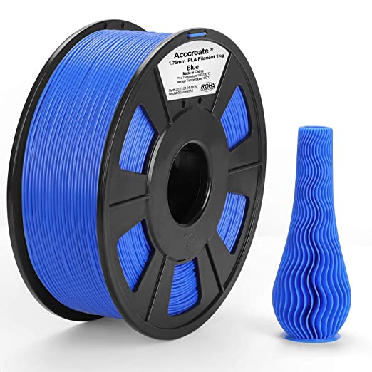 ACCCREATE 1.75mm PLA 3D Printer Filament 7Colors Choose 1kg