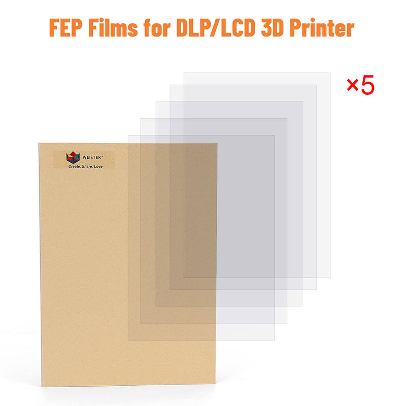 Weistek FEP Release Film 5PCs 200x 140mm
